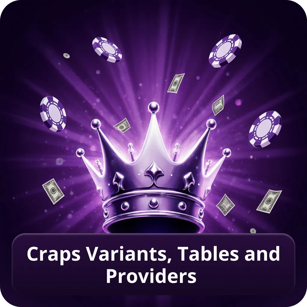 Craps variants, tables and providers