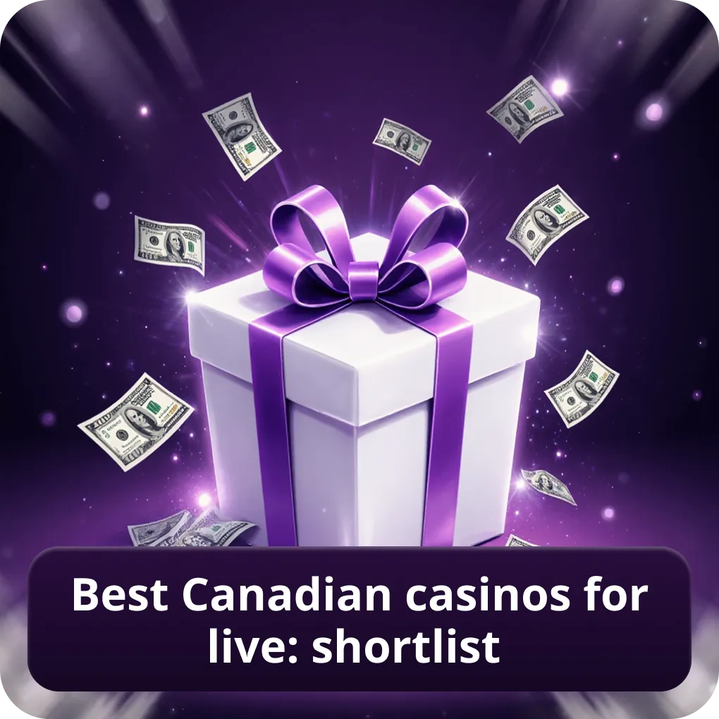 Best Canadian casinos for live: shortlist