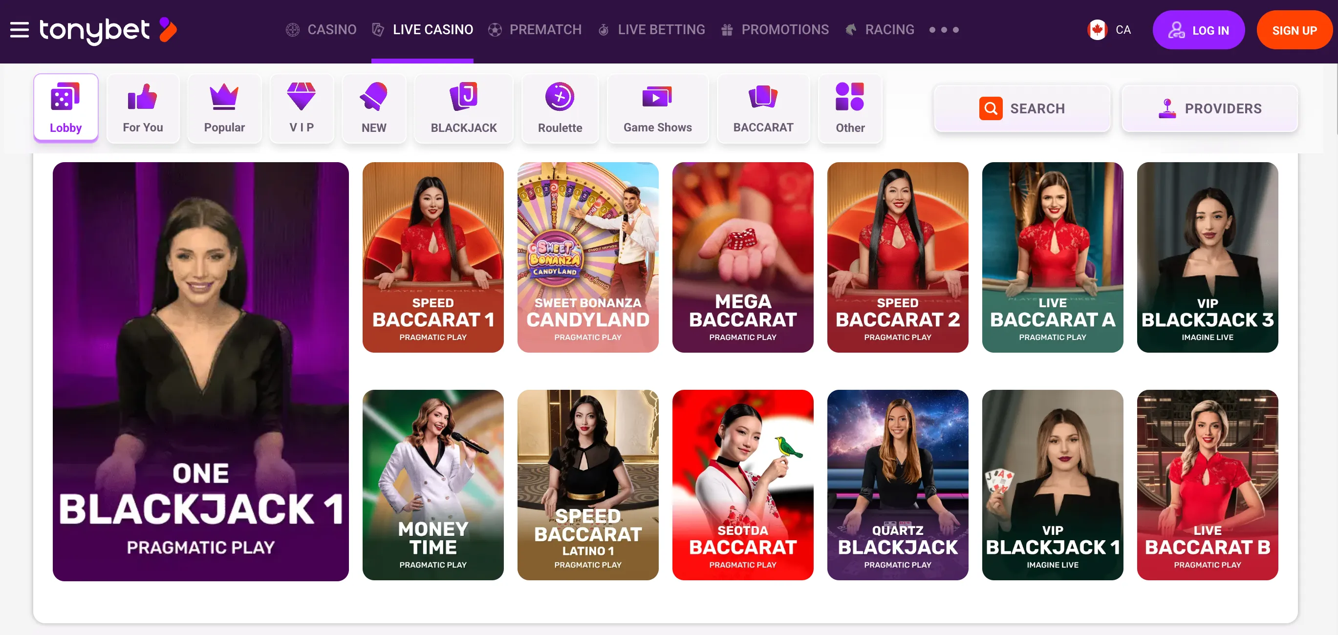 Best Canadian casinos for live: shortlist
