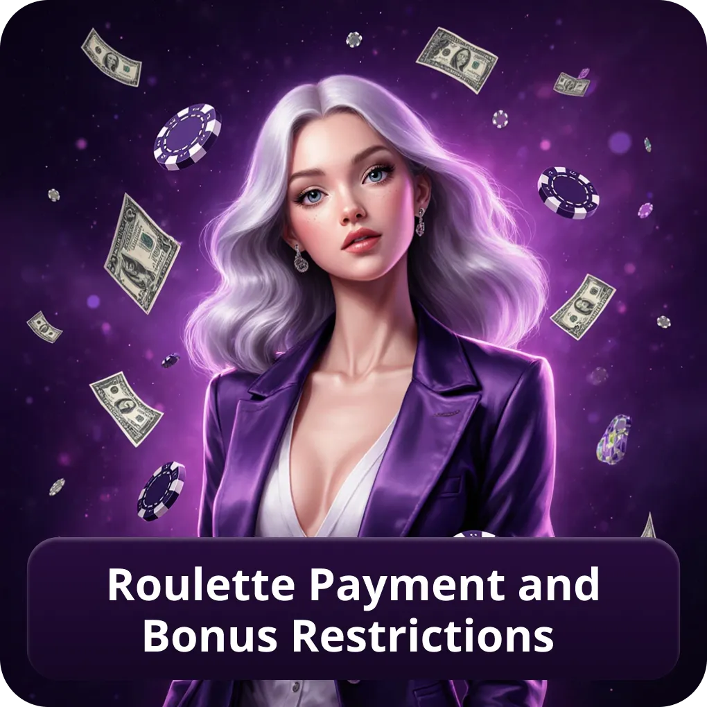 Roulette payment and bonus restrictions