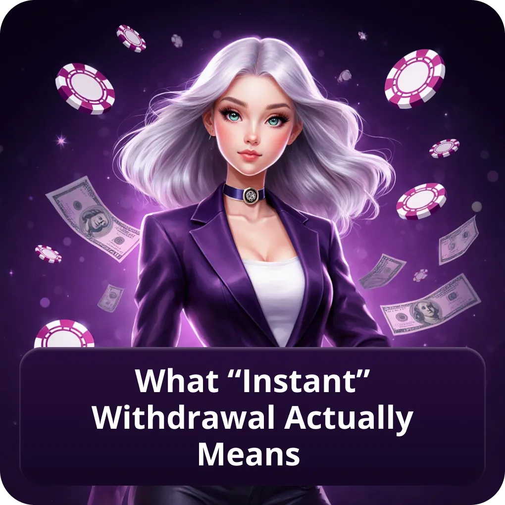 What “instant” withdrawal actually means