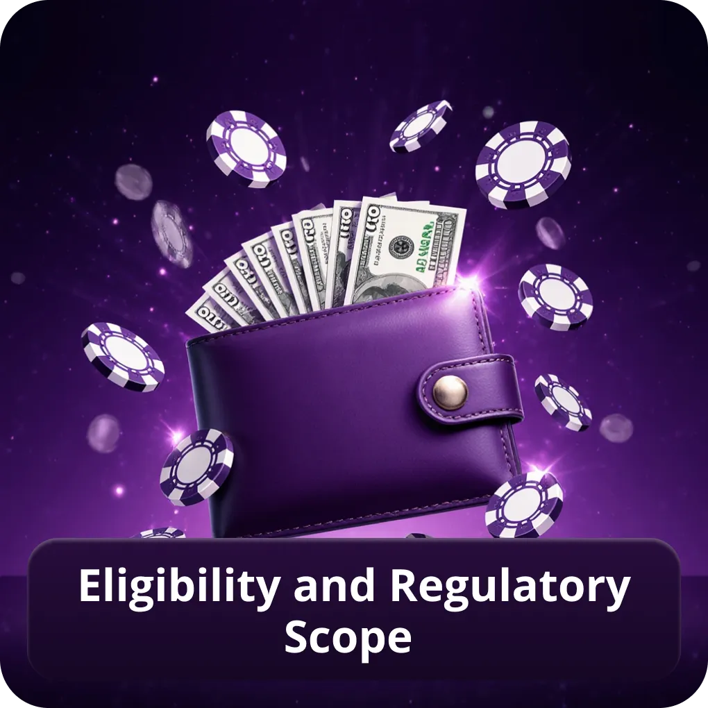 Eligibility and regulatory scope