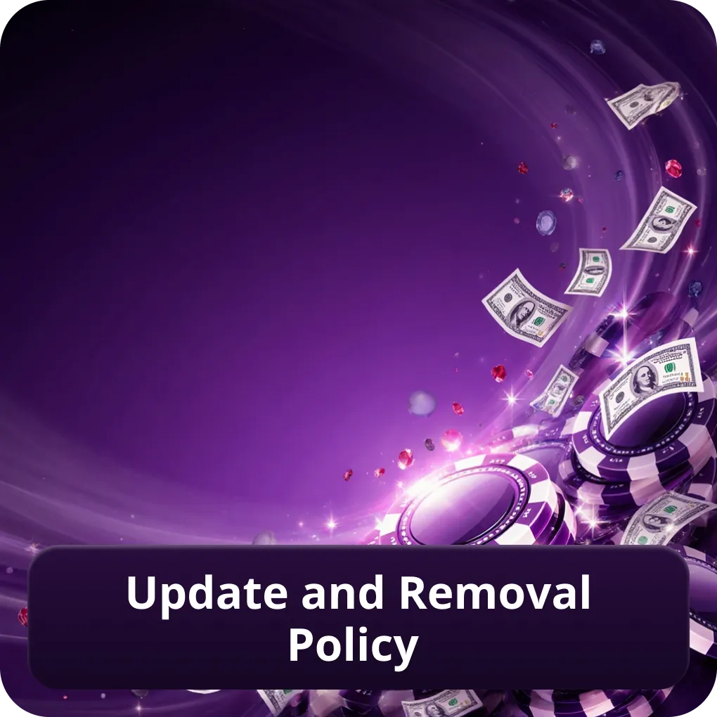 Update and removal policy