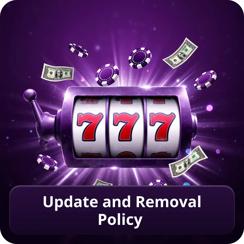 Update and removal policy in Canada 2026 Update and removal policy