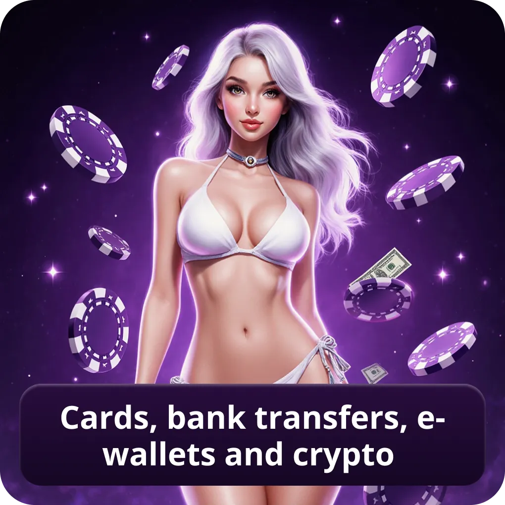 Cards, Bank Transfers, E-Wallets and Crypto