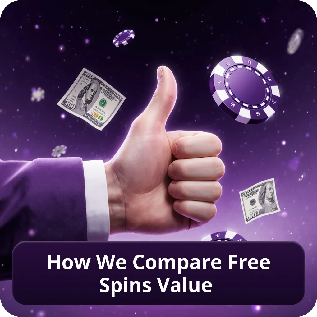 How we compare free spins value