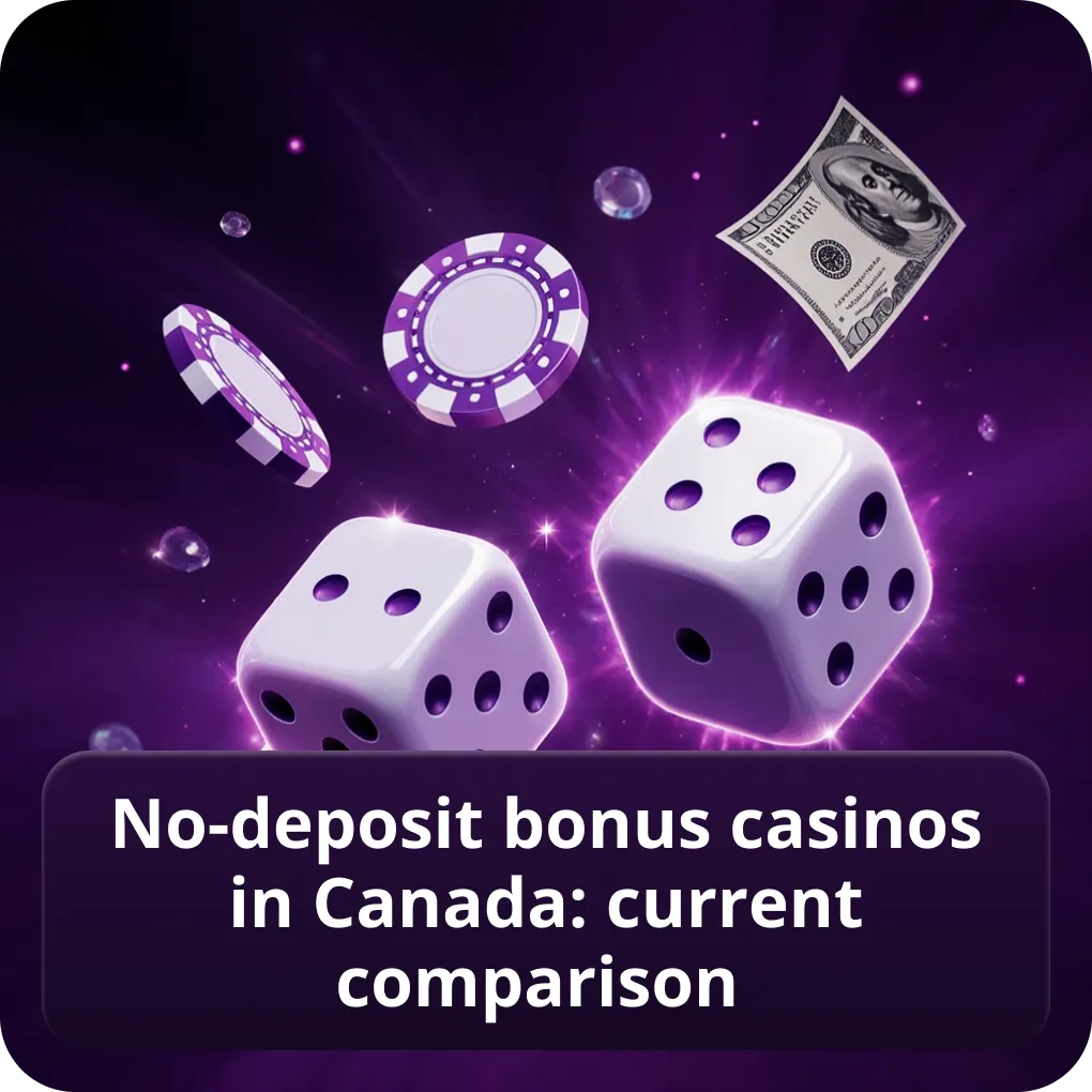 No-deposit bonus casinos in Canada: current comparison