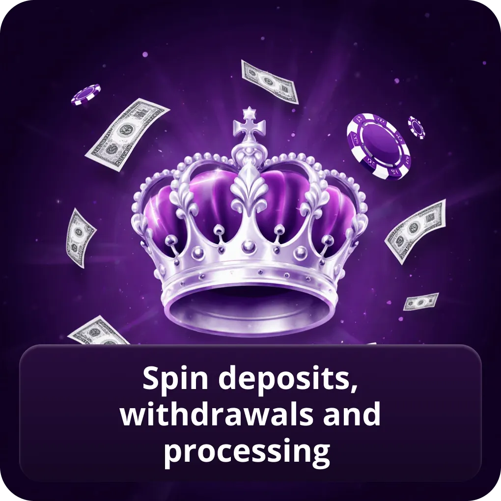 Spin Casino review Canada deposits, withdrawals and processing times Spin deposits, withdrawals and processing