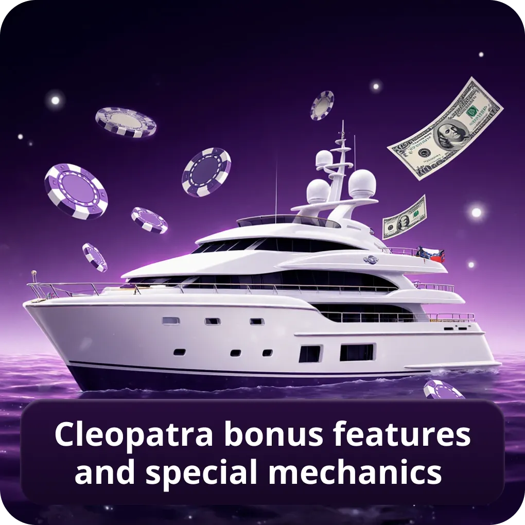 Cleopatra bonus features and special mechanics