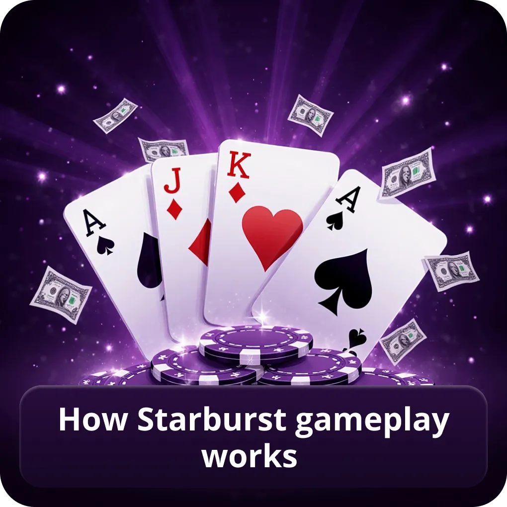 How Starburst gameplay works step by step How Starburst gameplay works