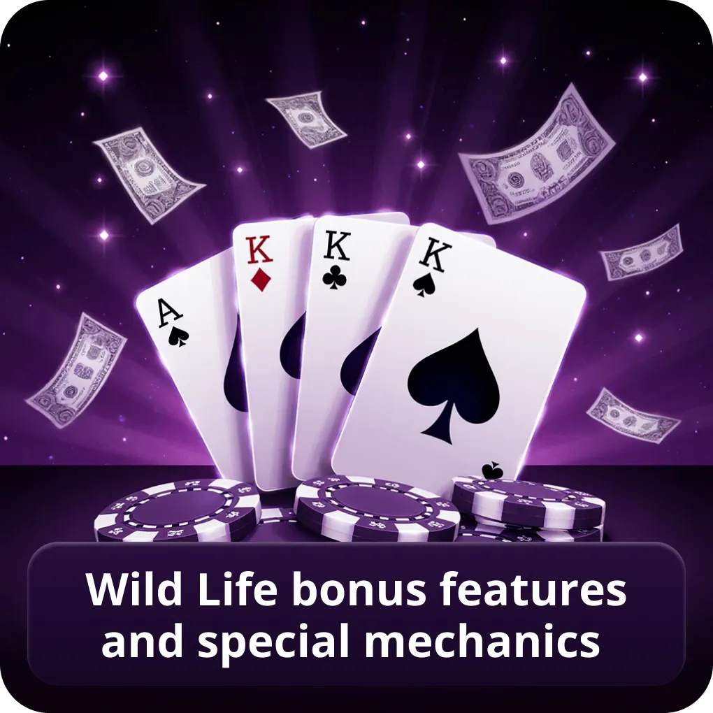 Wild Life bonus features and special mechanics