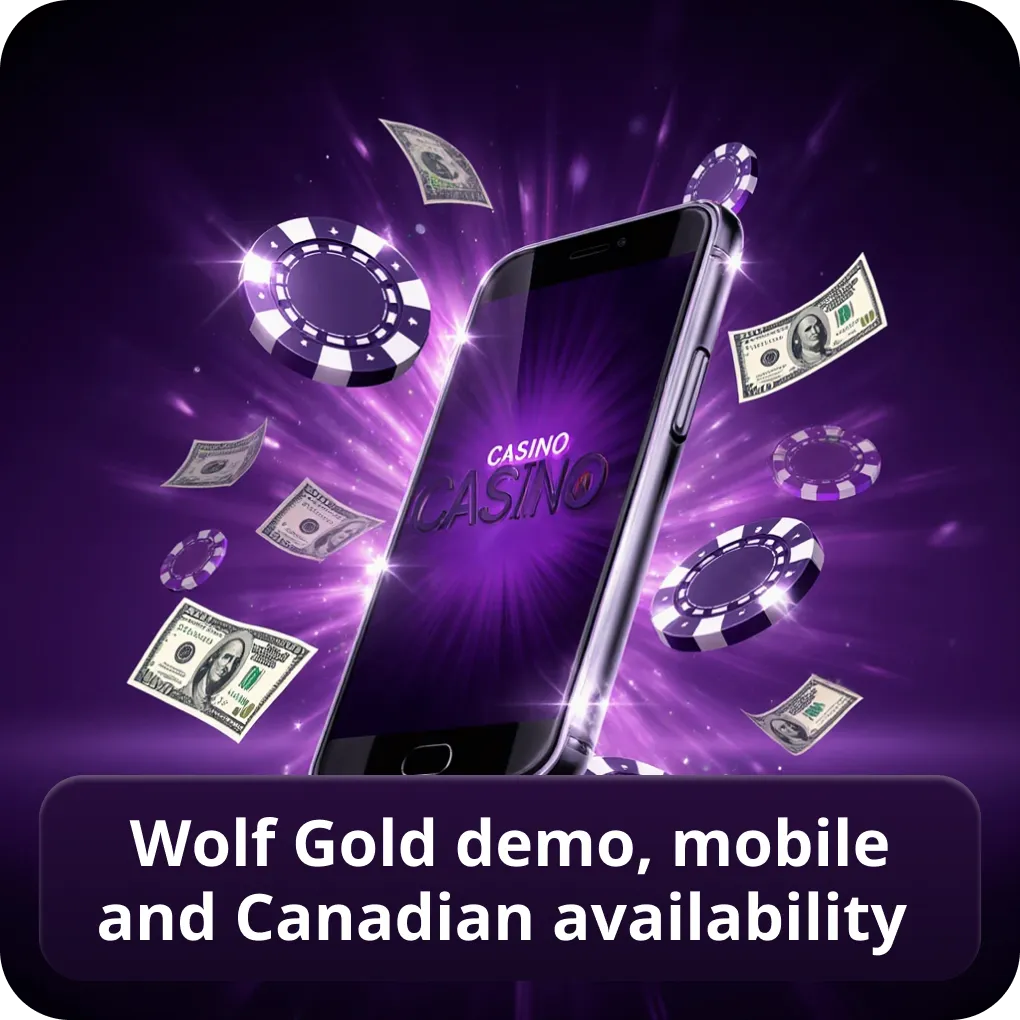 Wolf Gold demo, mobile and Canadian availability