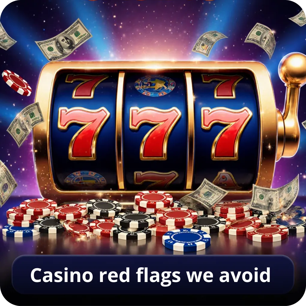Casino red flags we avoid