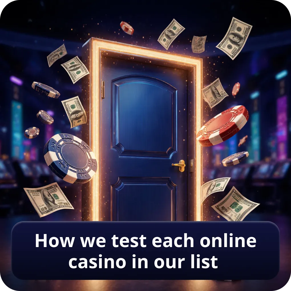 How we test each online casino in our list
