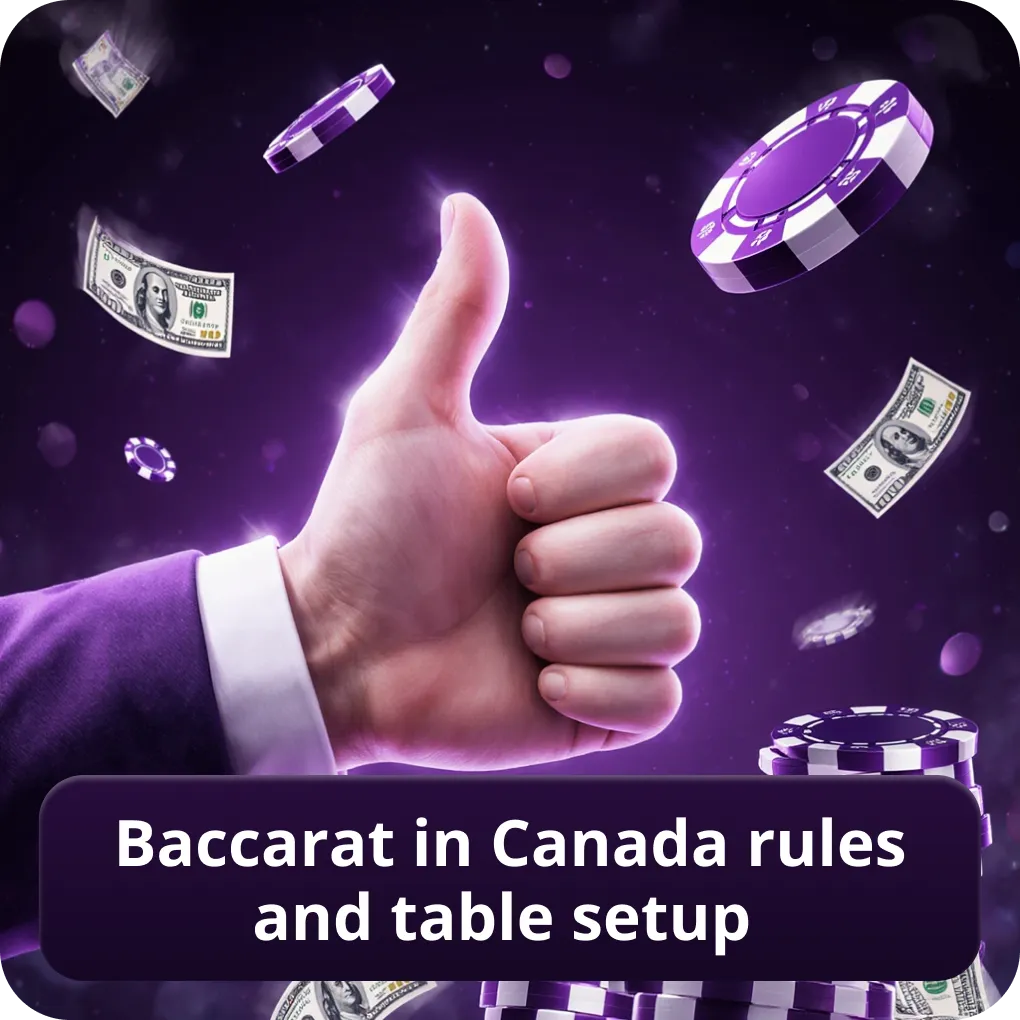Baccarat in Canada rules and table setup explained Baccarat in Canada rules and table setup