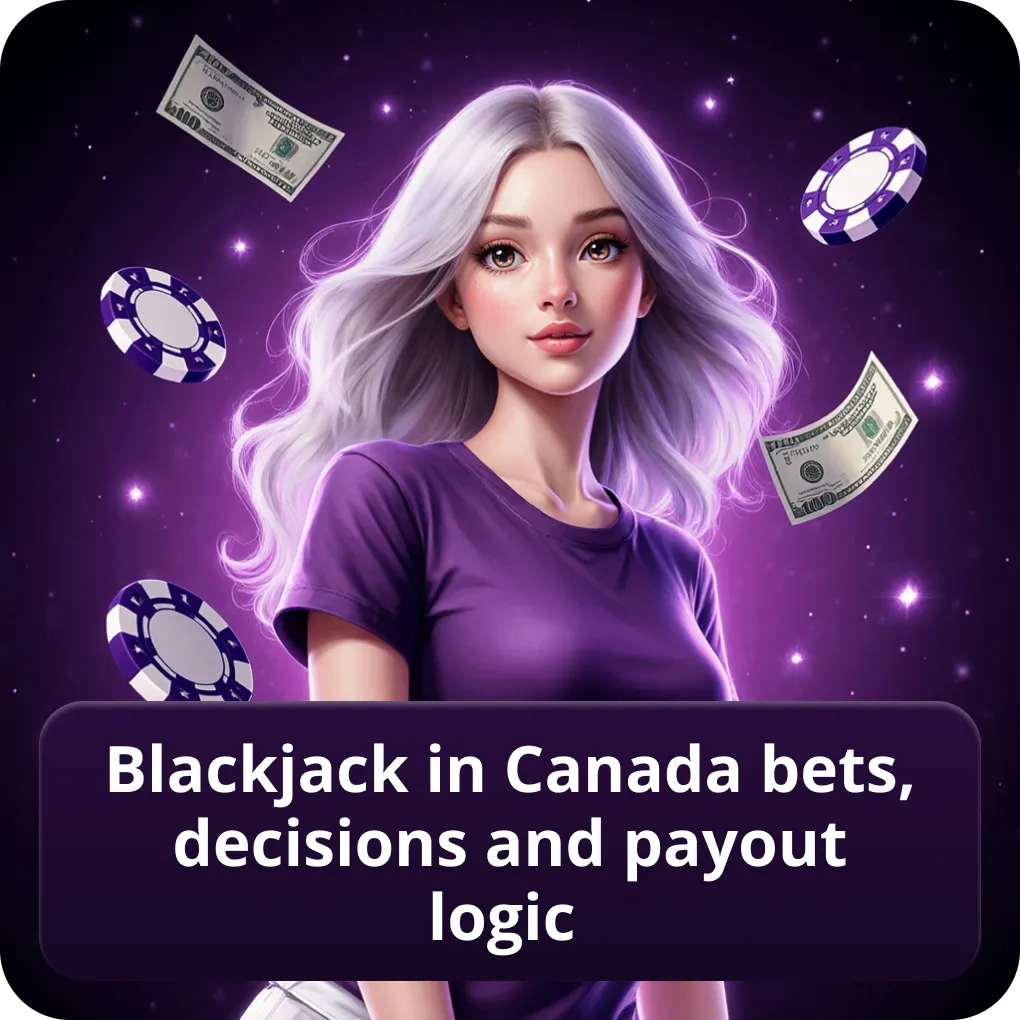 Blackjack in Canada Bets, Decisions and Payout Logic key mechanics explained Blackjack in Canada Bets, Decisions and Payout Logic