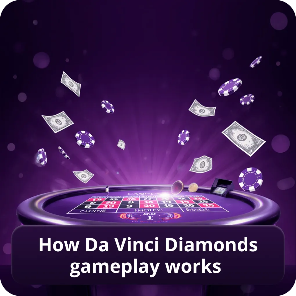 How Da Vinci Diamonds gameplay works