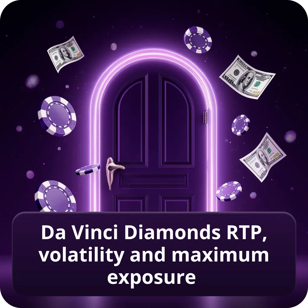 Da Vinci Diamonds RTP, volatility and maximum exposure