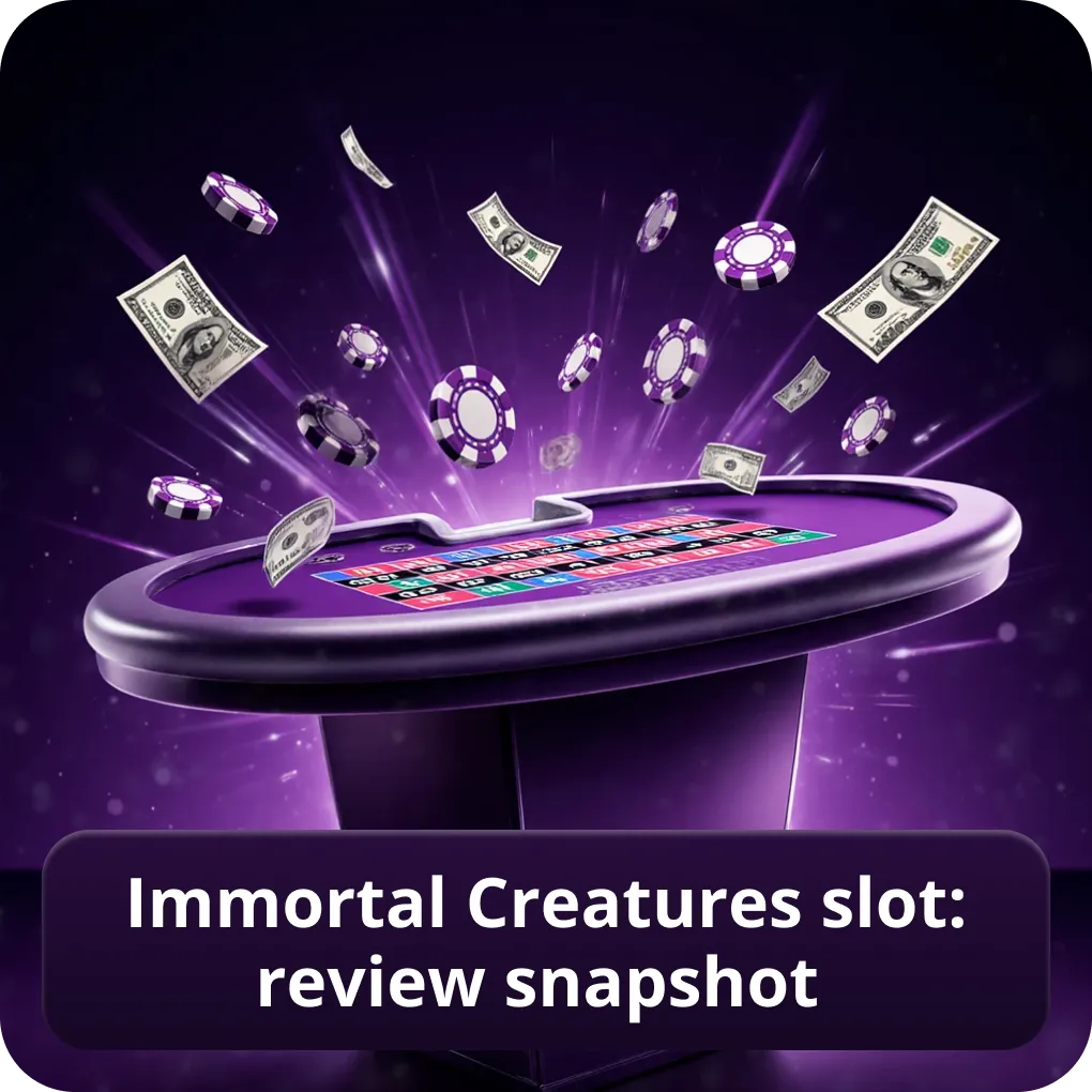 Immortal Creatures slot: review snapshot