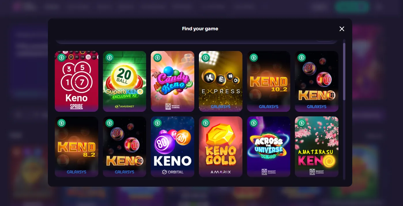 Playing keno in Canada online in Canada and how to play keno