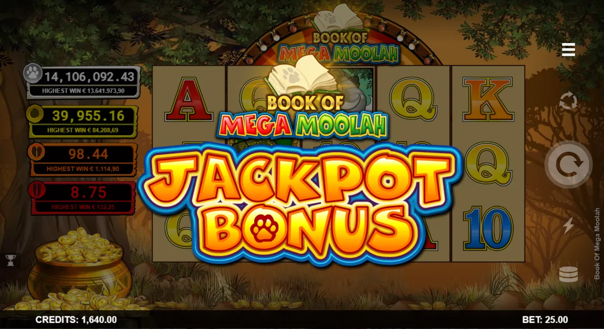Mega Moolah bonus features and special mechanics