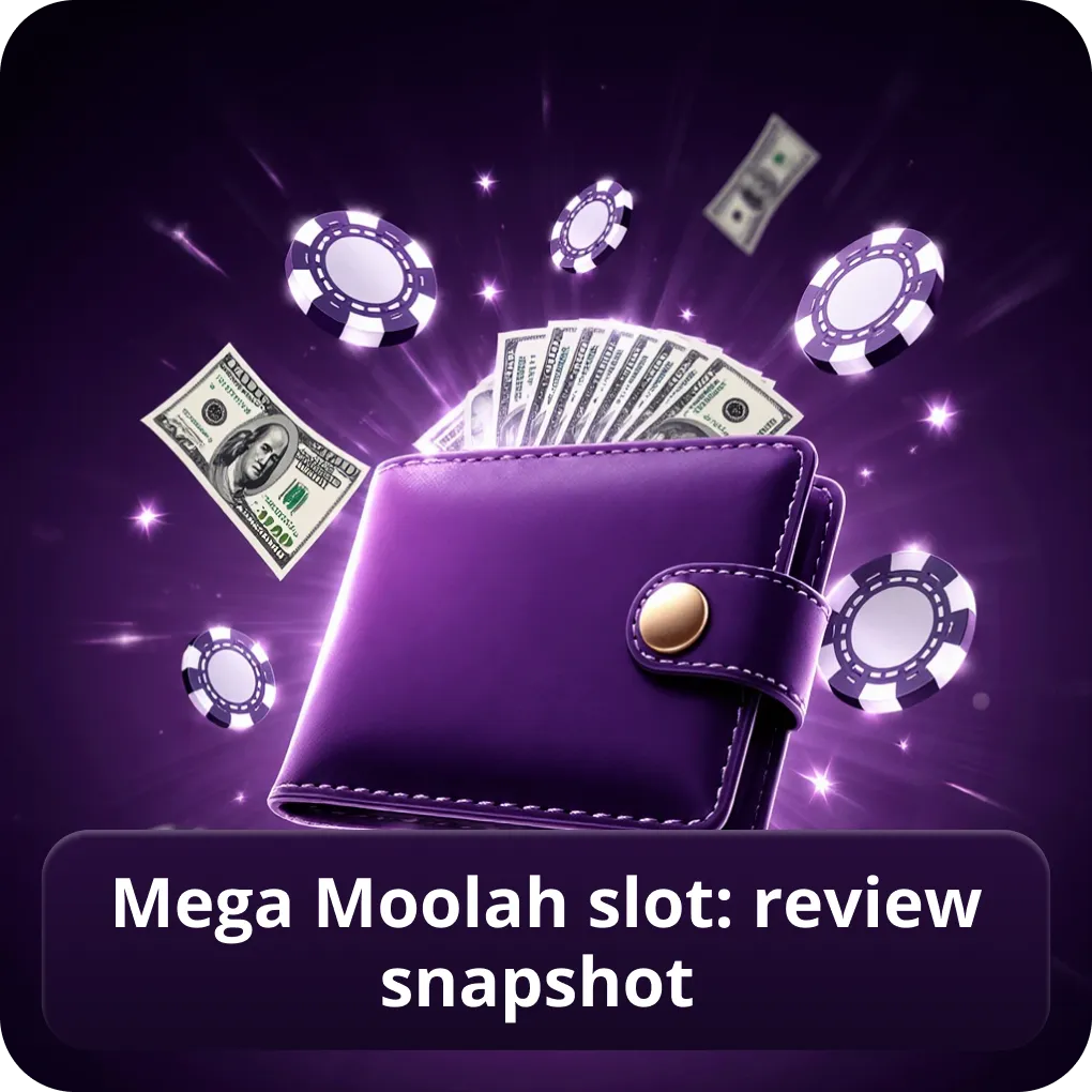 Mega Moolah slot: review snapshot